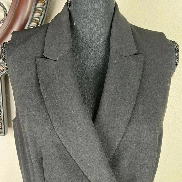 Calvin Klein Women’s Black Doubled Breasted Sleeveless Dress Size 10 Sleeveless - Picture 3 of 13
